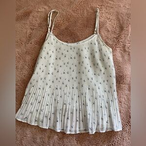 Sleeveless floral top